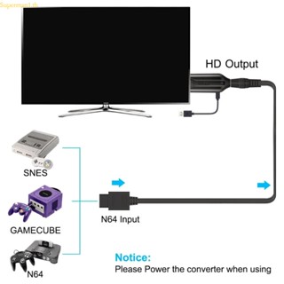 อะแดปเตอร์แปลงสายเคเบิ้ลวิดีโอ เสียง N64 เป็น 1080P 720P ขนาดพกพา อุปกรณ์เสริม สําหรับเล่นเกม