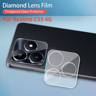 ฟิล์มกระจกนิรภัยกันรอยเลนส์กล้อง 3D สําหรับ Realme C53 C 53 RealmeC53 Narzo N53 4G 2023 1-3 ชิ้น