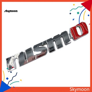 Skym* สติกเกอร์โลหะ ลายสัญลักษณ์ Nismo 3D DIY สําหรับติดตกแต่งรถยนต์