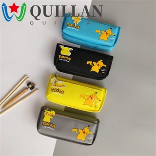 Quillan กล่องดินสอ ของเล่น ของขวัญ อุปกรณ์การเรียน ปิกาจู โปเกม่อน นักเรียน กล่องเครื่องเขียน ความจุขนาดใหญ่