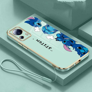 เคสโทรศัพท์มือถือ แบบนิ่ม ลายการ์ตูน Lilo Stitch มันวาว สําหรับ Xiaomi 13 Lite 13 Ultra 13 Pro Xiaomi 12 Lite 12 Pro