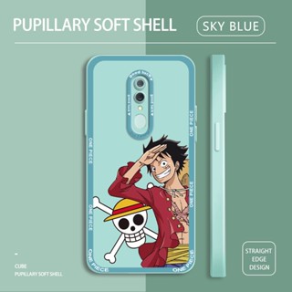 เคส OPPO Find X3 5G F11 F9 Pro F5 Plus เคสโทรศัพท์ซิลิโคน TPU แบบนิ่ม กันกระแทก ป้องกันกล้อง ลายลูฟี่