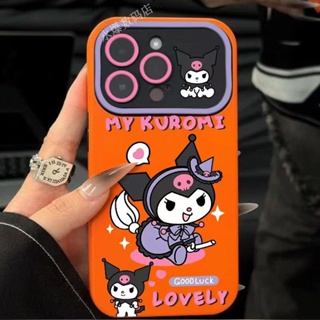 เคสโทรศัพท์มือถือ แบบนิ่ม ลาย Kuromi สําหรับ Apple Iphone 14promax 13pro 12 11 7p 8JJL