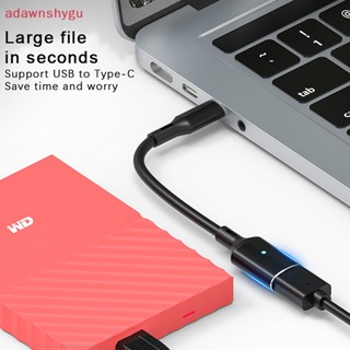 Adagu อะแดปเตอร์ขยายสายเคเบิล Type C เป็นตัวเมีย USB 3.0 ความเร็วสูง 5Gbps สําหรับโทรศัพท์มือถือ แท็บเล็ต ไดรฟ์ USB TH