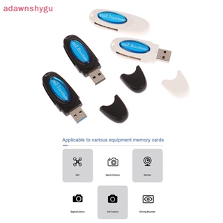 Adagu 2 In 1 อะแดปเตอร์การ์ดรีดเดอร์ USB 3.1 SD TF USB 2.0 สําหรับคอมพิวเตอร์ แล็ปท็อป 1 ชิ้น