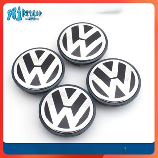 Rto JC| ฝาครอบดุมล้อ ลายโลโก้ 63 65 มม. สําหรับ VW Volkswagen Jetta MK5 Golf passat 3 B7 601 171 4 ชิ้น ต่อชุด