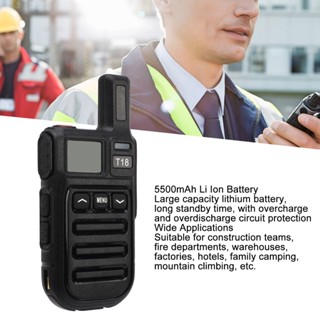 Intelligent Security วิทยุสื่อสารไร้สายพร้อม VOX UHF400‑470MHz 3W 5500mAh แบตเตอรี่ ปรับเอง CT DCS PMR FRS วิทยุ 2 ทาง