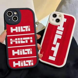 Toolbox เคสโทรศัพท์มือถือหนังแกะ ซิลิโคน ลายแบรนด์ Hilti สําหรับ Iphone 14 Pro Max 13 12 11 Mini X Xr Xs 8 7