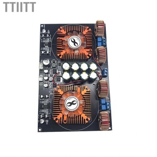 Ttiitt 2.0 Channel Amplifier Module  Power Board Class D Efficiency High Accuracy  DC24-48V Ultra Low Distortion Air Cooling for Audio Equipment