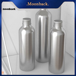 &lt;moonback&gt; ขวดอลูมิเนียม แบบพกพา พร้อมฝาปิด สําหรับใส่โลชั่น เครื่องสําอาง