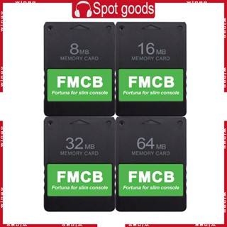 Win การ์ดหน่วยความจําเกมคลาสสิก สําหรับ PS2 Slim FMCB Free McBoot 8MB 16MB 32MB 64MB