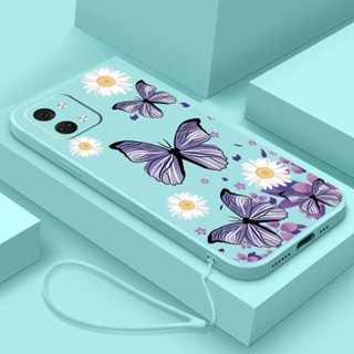 เคสโทรศัพท์มือถือ ยางซิลิโคน ลายดอกเดซี่น้อย พร้อมสายคล้อง สําหรับ OnePlus Nord 3 5G 2T nord3 CE 3 Lite CE 2 Lite 5G