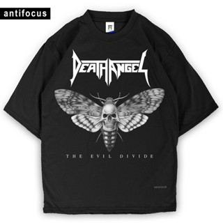 เสื้อยืด ลาย Death ANGEL OVERSIZE | The EVIL DIVIDE PUNK ROCK METAL CLASSIC HARD CORE Music BAND BOOTLEG VINTAGE SECOND