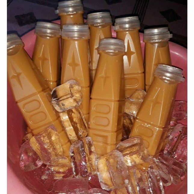 ขวดน้ำ ขวดน้ำ ขวดPPใส่น้ำผลไม้ 160cc, 180cc , 200cc ,220cc,250cc,300cc 150ใบ/แพ็ค  สีขาวขุ่น พร้อมฝา