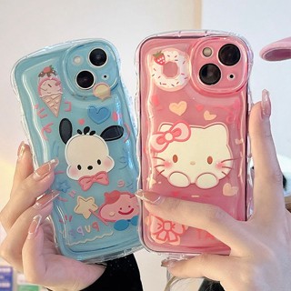 เคสซิลิโคนนิ่ม ลายการ์ตูนสุนัข แมว 3D กันกระแทก ป้องกันกล้อง สําหรับ IPhone 11 12 13 14 Pro MAX Plus X XR XS MAX 13Pro 14Pro 12Pro