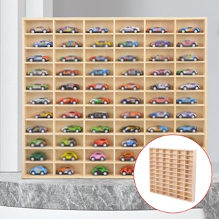 [mibum01eb] ตู้โชว์ฟิกเกอร์ไม้ สําหรับของเล่น Diecast