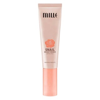 Mille Snail Bright Primer + Super Whitening Rose BB Cream 30ml - ไพรม์เมอร์สูตรกระชับรูขุมขนพร้อมสารสกัดจากหอยทาก