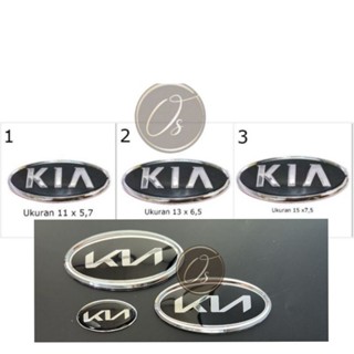 โลโก้สัญลักษณ์ KIA ด้านหน้า ด้านหลังรถยนต์ 11 ซม. 13 ซม. 15 ซม. 17 ซม. สําหรับ KIA K2 K3 k5 sorento Rio forte BADGE