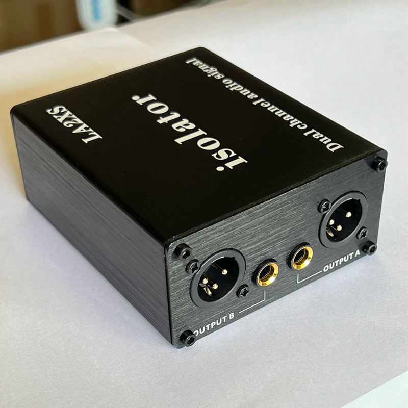 La2xs ตัวกรองแยกเสียงรบกวน ลดเสียงรบกวน ช่องคู่ 6.5 XLR