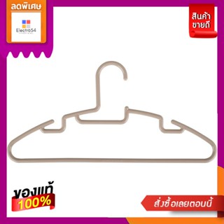 ไม้แขวนเสื้อคิงไซด์ H-056BR PLIM สีน้ำตาล แพ็ค 6 ไม้แขวนเสื้อ Clothes Hanger
