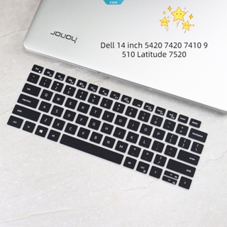 แผ่นฟิล์มซิลิโคนนิ่ม ป้องกันฝุ่น สําหรับแป้นพิมพ์แล็ปท็อป Dell 14 นิ้ว 5420 7420 7410 9510 Latitude 7520 [ZK]