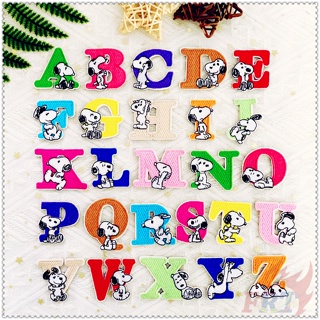 ✿ แผ่นสติกเกอร์ ลายการ์ตูน Snoopy มีกาวในตัว ✿แผ่นแพทช์ รีดติดเสื้อผ้า ปักลาย DIY 1 ชิ้น