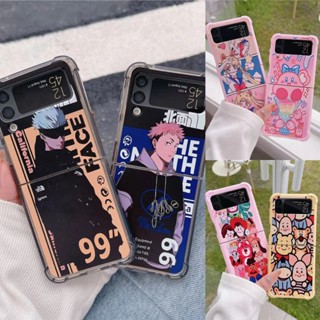 เคสโทรศัพท์มือถือแบบนิ่ม กันกระแทก ลายการ์ตูน Jujutsu Kaisen น่ารัก สําหรับ Samsung Galaxy Z Flip 4 5G Z Flip 3