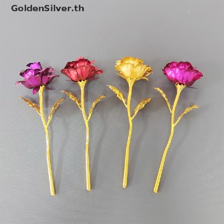 Goldensilver สบู่ฟอยล์ รูปดอกกุหลาบ สีทอง สีเงิน สําหรับงานแต่งงาน