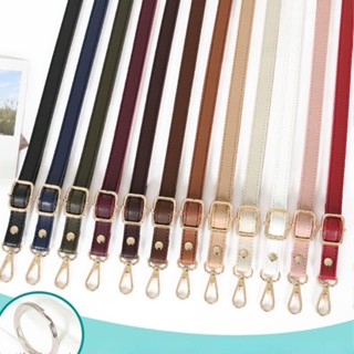 สายสะพายกระเป๋าหนังแท้ หนัง PU ปรับได้ ปรับระดับได้ Leather Shoulder Sling Strap Replacement