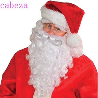 CABEZA Santa Wig Funny Party White Christmas Cosplay Props False Beard