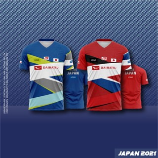 Badminton JERSEY JAPAN, BADMINTON JAPAN 2021 (ทุกสไตล์ภาษาอังกฤษ)