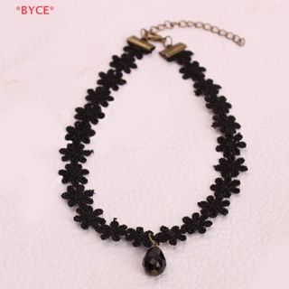 Byce&gt; สร้อยคอโชคเกอร์ กํามะหยี่ ลูกไม้ สไตล์วินเทจ เซ็กซี่ พร้อมจี้ โกธิค เครื่องประดับ สําหรับผู้หญิง