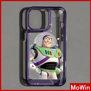 Mowin - เข้ากันได้สำหรับ เคสไอโฟน เคสไอโฟน11 เคส iphone 11 สำหรับ iPhone 14 Pro Max เคสไอโฟนเคสอะครีลิคเคสแข็ง HD เคสใสปุ่มชุบกันกระแทกการ์ตูนน่ารักสีม่วงใช้ได้กับ iPhone 13 Pro max 12 Pro Max 11 xr xs max 7 Plus 8