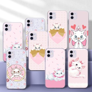 เคสโทรศัพท์มือถือแบบนิ่ม TPU ใส ลายแมวแมรี่น่ารัก 42U สําหรับ iPhone 12 Mini 13 14 Pro Max