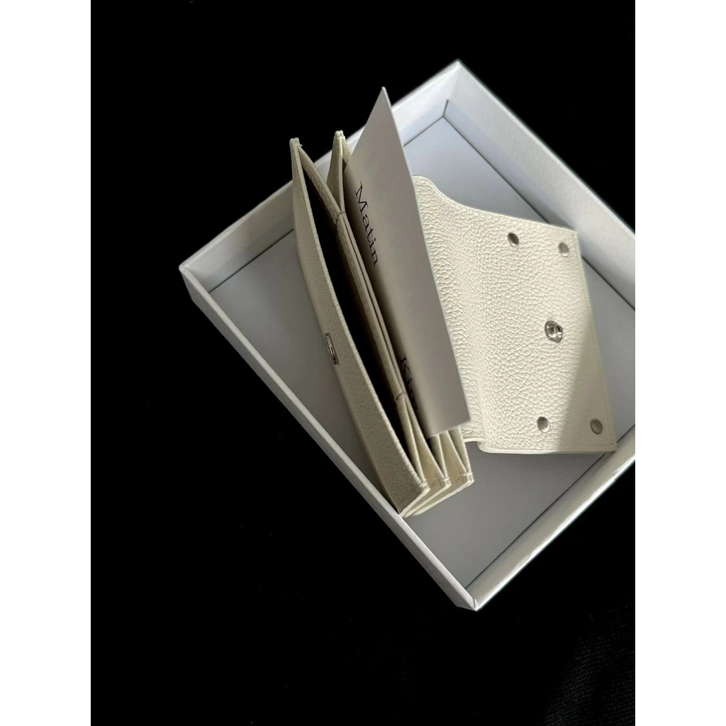 [พร้อมส่ง] Matinkim กระเป๋าใส่บัตร หนังวัว ขนาดเล็ก สไตล์เกาหลี อิตาลี สําหรับผู้ชาย และผู้หญิง 2023