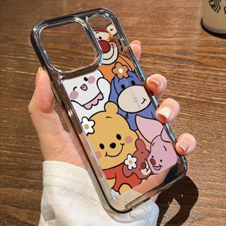 เคสโทรศัพท์มือถืออะคริลิค ลายการ์ตูนหมีพูห์ สําหรับ Apple Iphone 14pro 14promax 13 12p 11