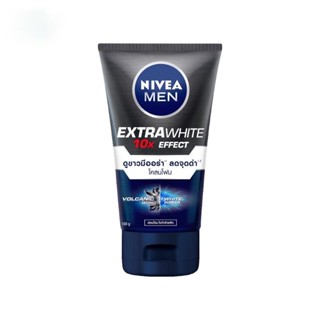 Nivea นีเวีย เมน เอ็กซ์ตร้า ไวท์ มัด โฟม 100 กรัม โฟมล้างหน้า