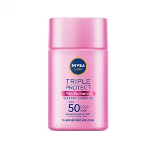 Nivea นีเวีย ซัน ทริปเปิ้ล โพรเท็ค พิงค์ เรเดียนซ์ วอเตอร์รี่ เอสเซนส์ SPF 50 PA+++ 40 มล.