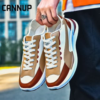 CANNUP รองเท้าผ้าใบผู้ชาย แฟชั่น รองเท้าเบาจิ D23D089