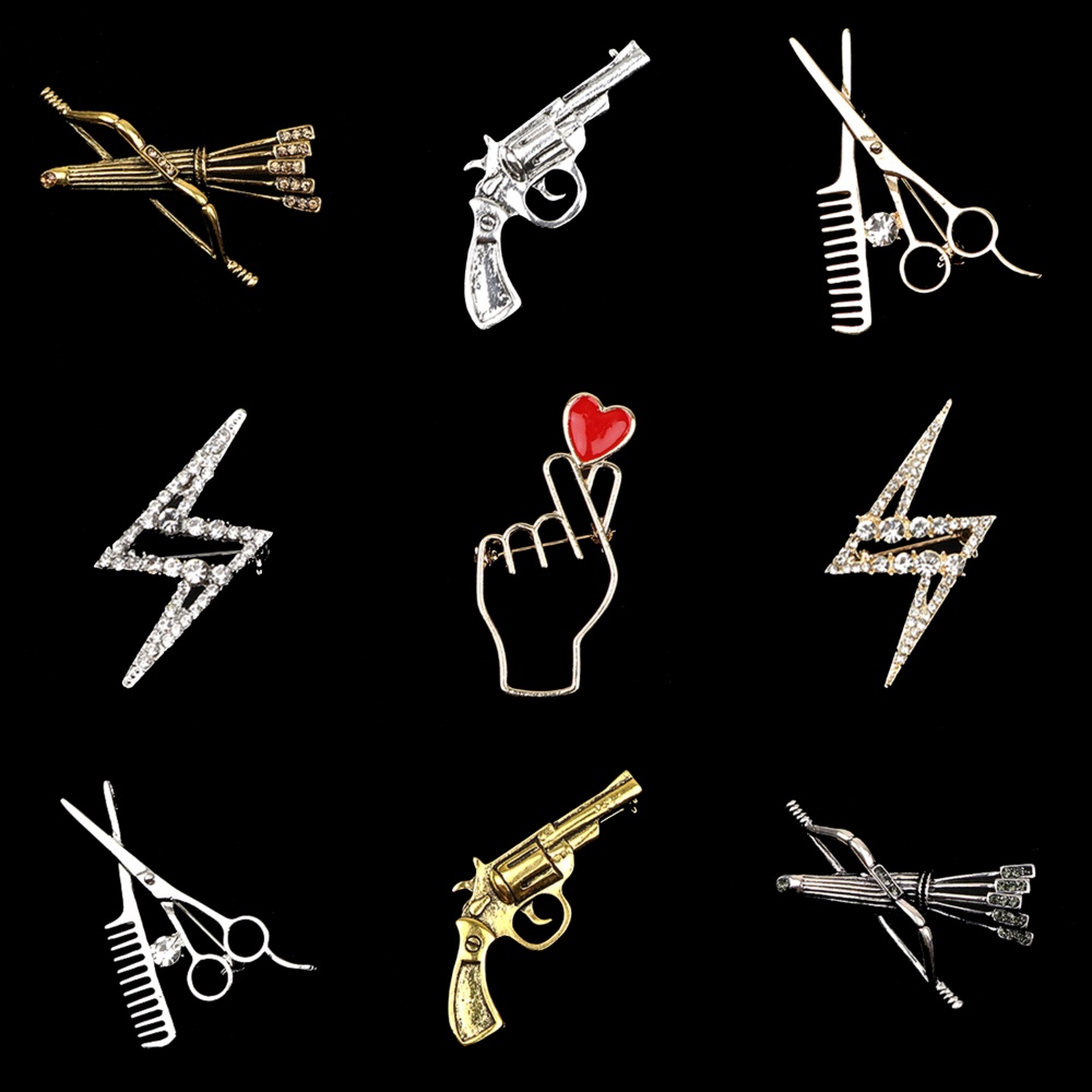 Zonfaz Retro เข ็ มกลัดโลหะสําหรับผู ้ ชายความแปลกใหม ่ Chic ชุด Tuxedo Lapel Pins แฟชั ่ นเข ็ มกลัดเสื ้ อผ ้ าอุปกรณ ์ เสริมของขวัญ