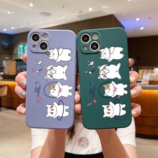 G5xe เคสโทรศัพท์มือถือนิ่ม ลายการ์ตูนสัตว์น่ารัก สําหรับ Apple iPhone 13 14 13 12 11 14max xr xs