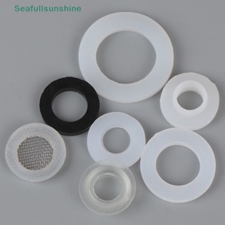 Seaf&gt; แหวนยางซิลิคอน PTFE ปะเก็นแบน 1/2 นิ้ว 3/4 นิ้ว 1 นิ้ว สําหรับหัวฉีดฝักบัวอาบน้ํา