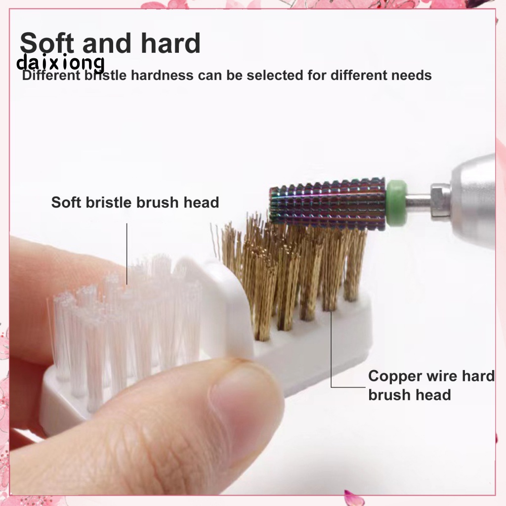 <COD> แปรงสว่านไฟฟ้า พกพาง่าย สําหรับทําความสะอาดเล็บ