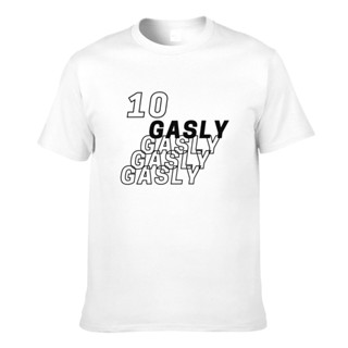 เสื้อยืด ลาย No 10 Gasly Gasly สไตล์วินเทจ คุณภาพสูง