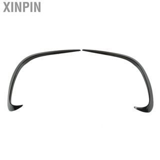 Xinpin Bumper Lip Spoiler Diffuser  2 PCS Colorfast Front Bumper Air Spoiler Scratch Resistant Glossy Black  for Car