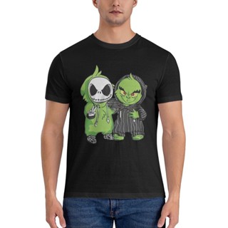 เสื้อยืด พิมพ์ลาย Skellington Grinch Noble แฟชั่นสําหรับผู้ชาย