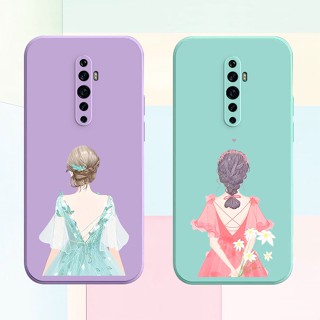 เคส OPPO Reno 2F เคส OPPO Reno2 F เคสโทรศัพท์ ซิลิโคนเหลว เคสนิ่ม CSF_A