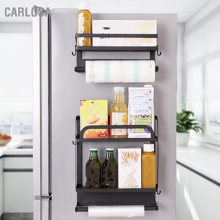 CARLOSA Refrigerator Magnetic Storage Shelf Organizer Strong Spice Rack for