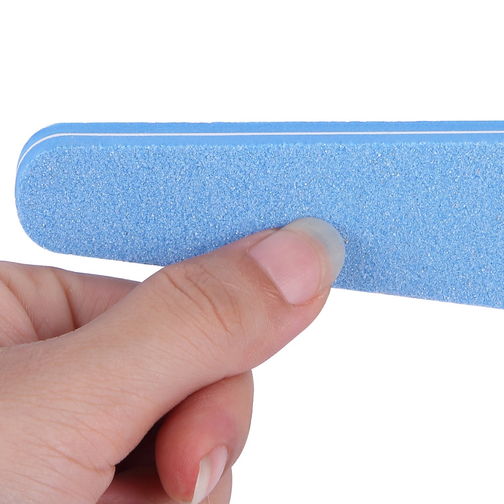 ตะไบเล็บ, บล็อกขัด ไฟล์เล็บเจล กระดาษทรายขัดเล็บ บล็อกขัดเล็บ แถบขัดเล็บสองด้าน อุปกรณ์ทำเล็บเท้าขัดเล็บไฟล์ - รูปที่ 6