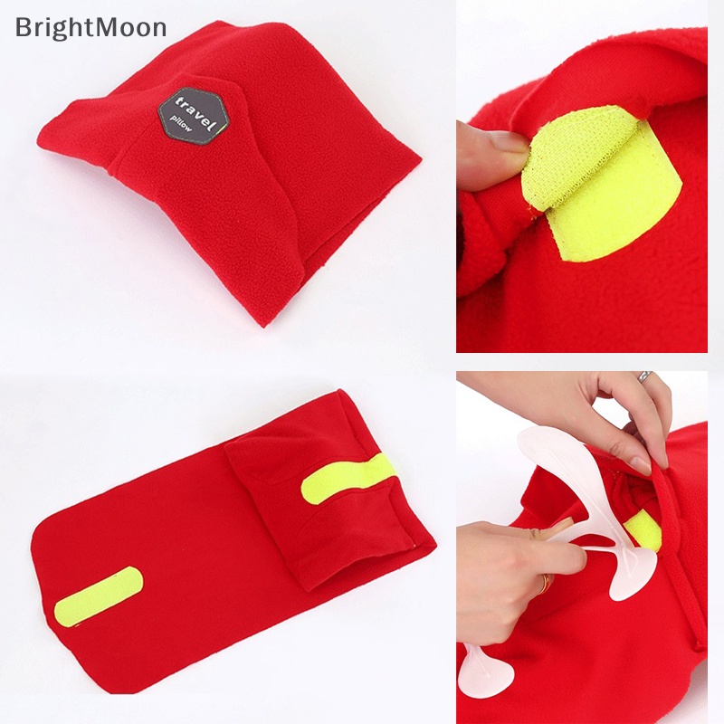 Brightmoon หมอนรองคอ แบบนิ่ม แบบพกพา สําหรับเดินทาง